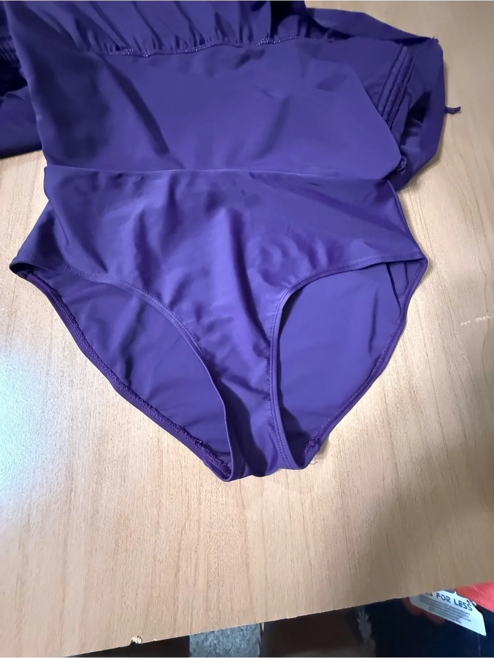 Purple Ruffle Swim Skirt